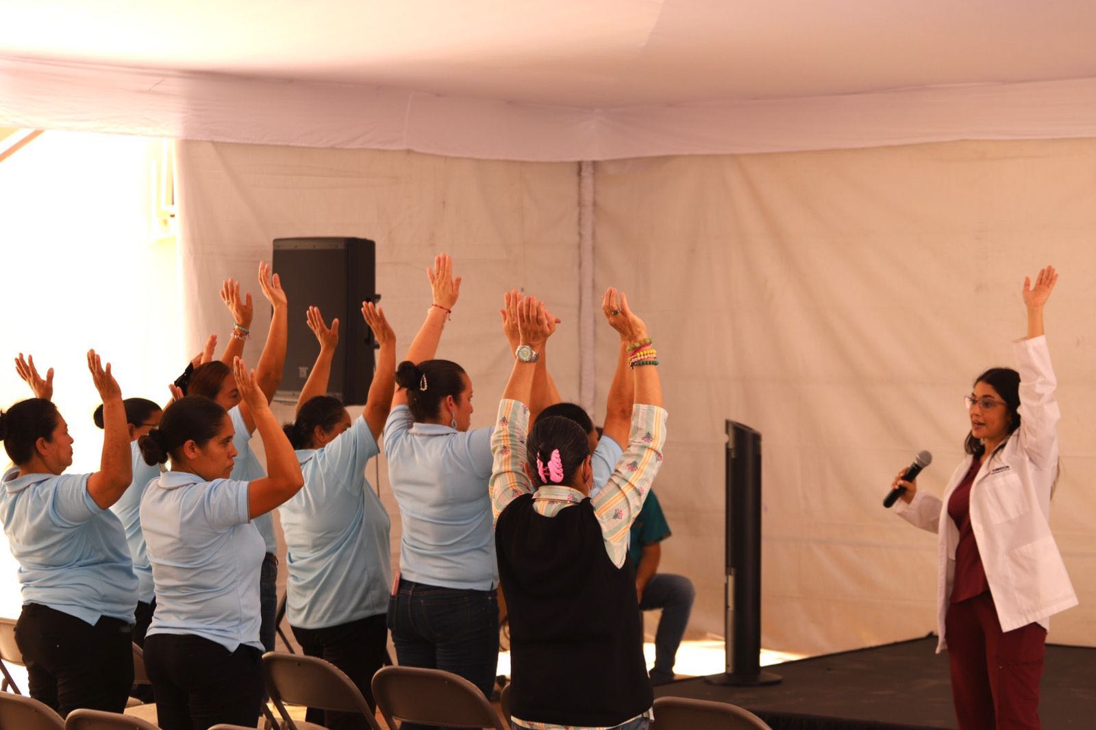 Colaboradoras y funcionarias del Congreso Nacional reciben charlas sobre prevención del cáncer de mama